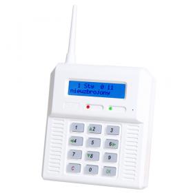 CB32GN - alarm panel with built-in GSM module. Blue backlight of LCD and keyboard.