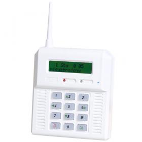 CB32GZ - alarm panel with built-in GSM module. Green backlight of LCD and keyboard.